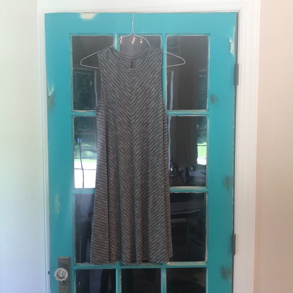 Ladies charcoal/ black/ grayish dress
